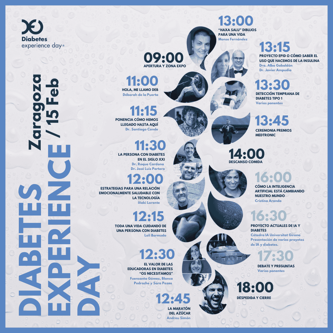 Ya está aquí el programa oficial del Diabetes Experience Day 2025